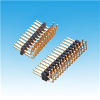 PH 1.27mm Dual Row R/A Single Base Pin Header